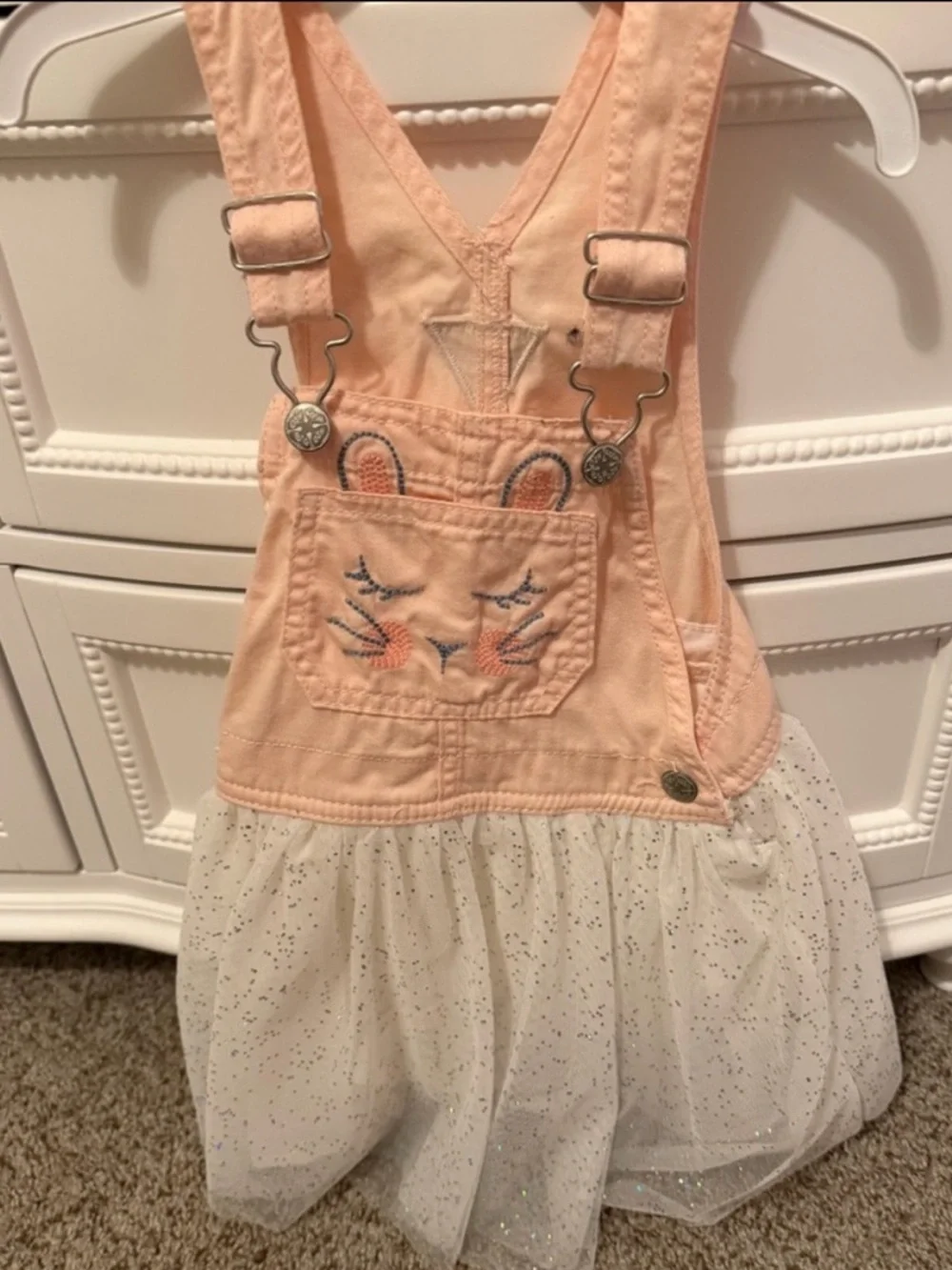 Oshkosh B'gosh Bunny Overall Dress 3Т